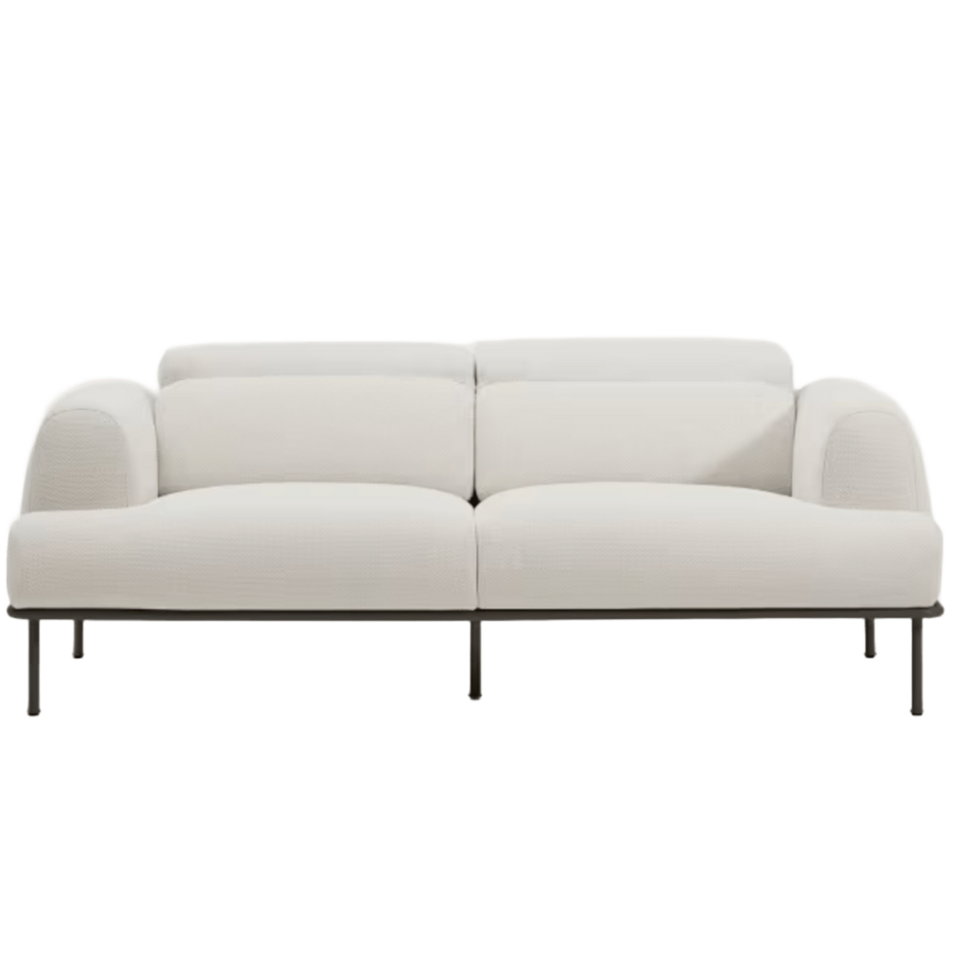 Kave Home 2-Sitzer-Sofa Aurum von Kave Home Aluminiumgraphit
