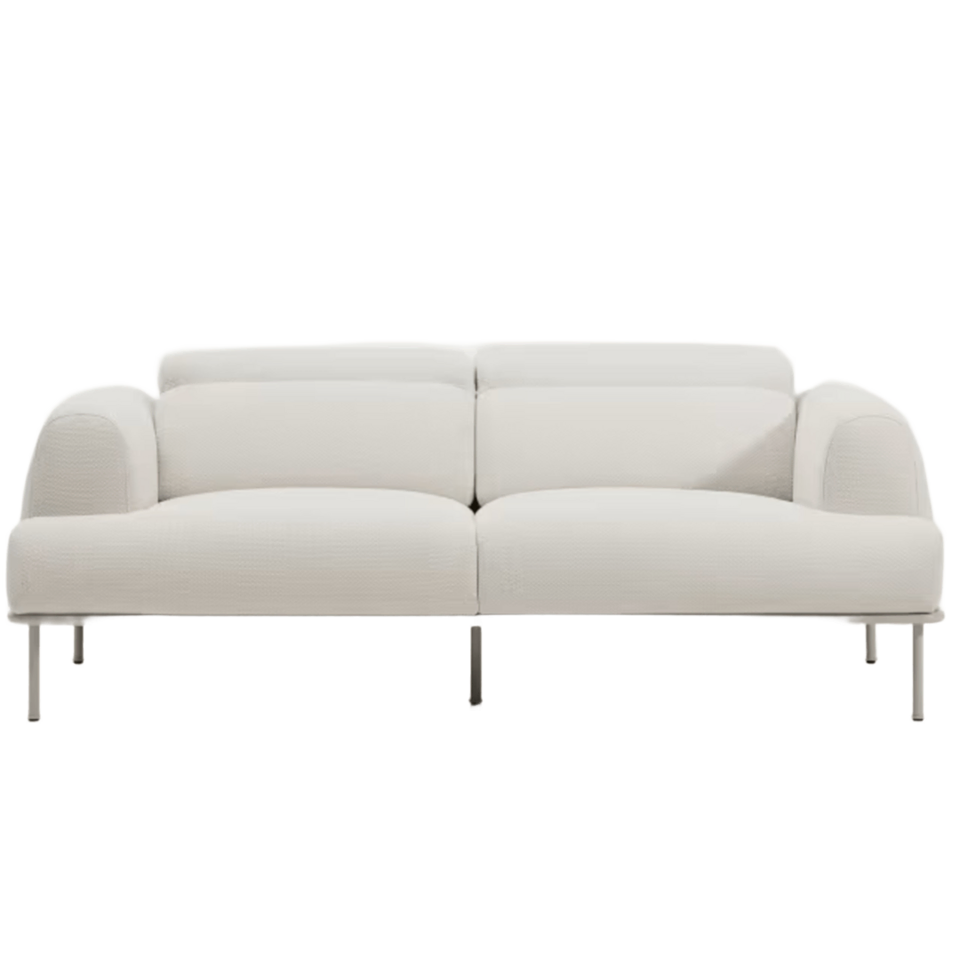 Kave Home 2-Sitzer-Sofa Aurum von Kave Home Stahl Beige