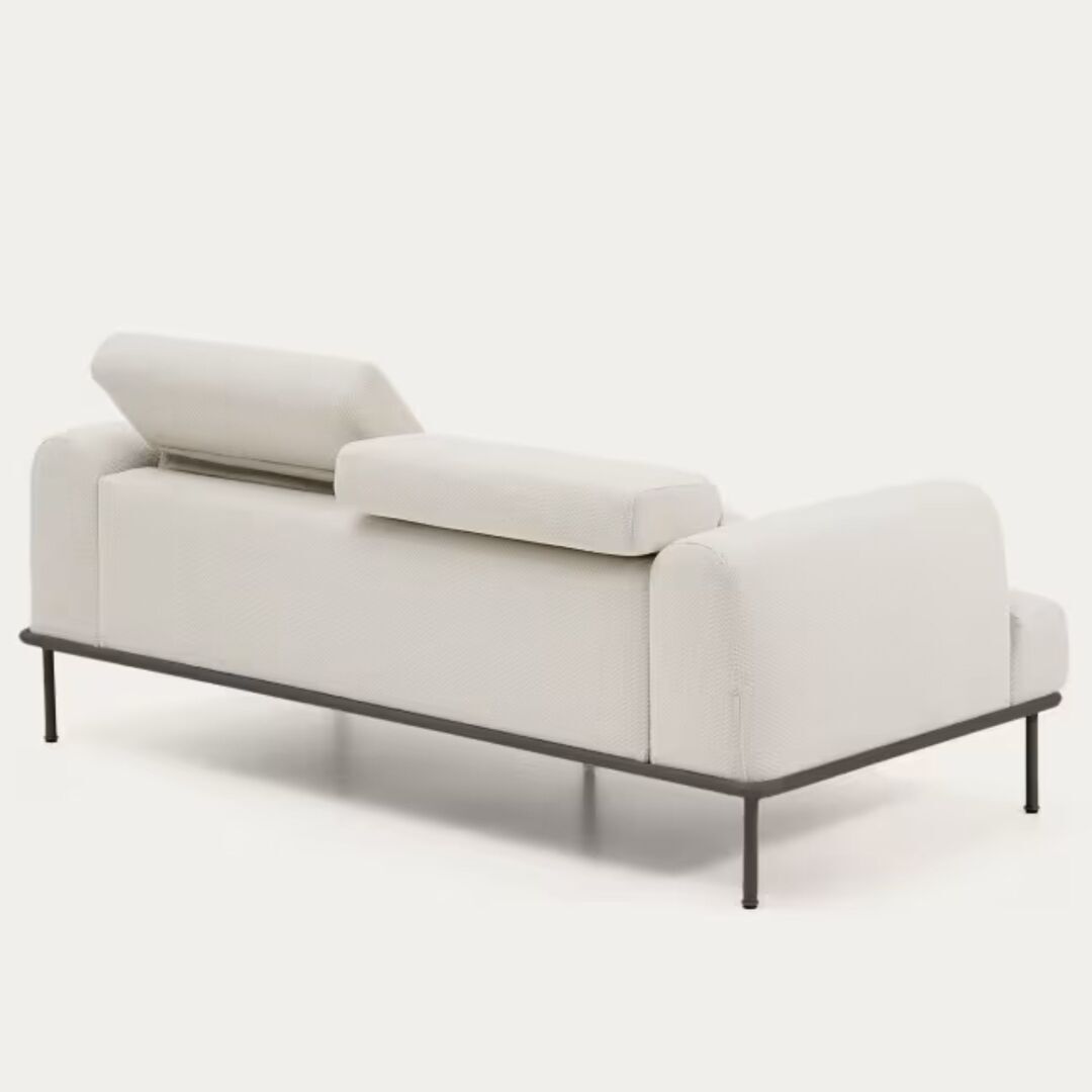 Kave_Home_2_Sitzer_Sofa_Aurum_Graphit_Bein_Ecru_2