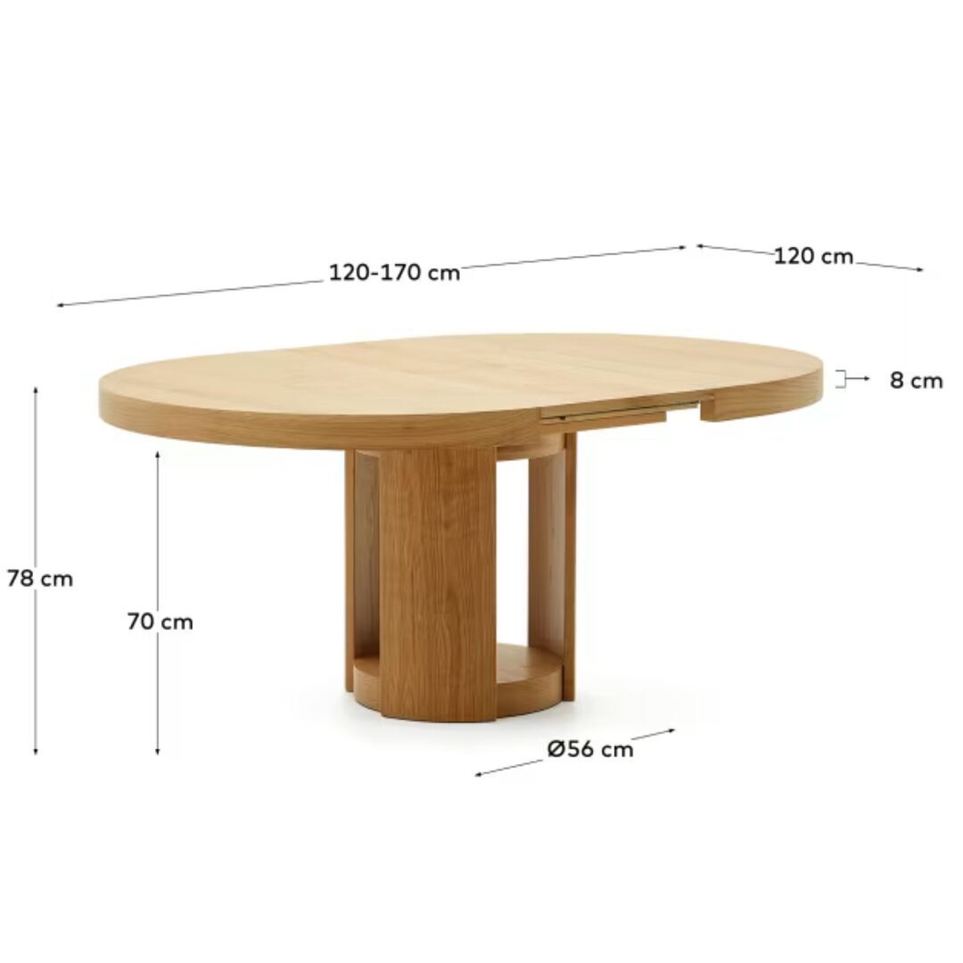 Kave_Home_Ausziehtisch_rund_Artis_150_200_cm_Dimensions