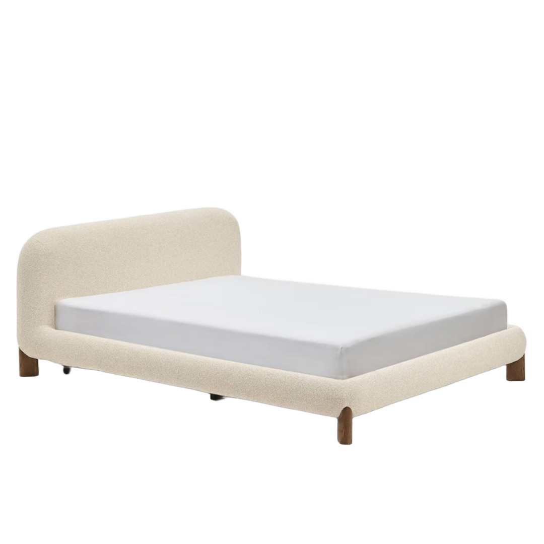 Kave Home Bett Odina von Kave Home B: 183 cm, Nussbaum 