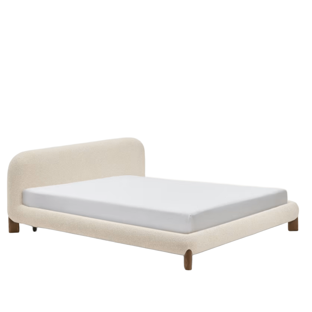 Kave Home Bett Odina von Kave Home B: 203 cm, Nussbaum 