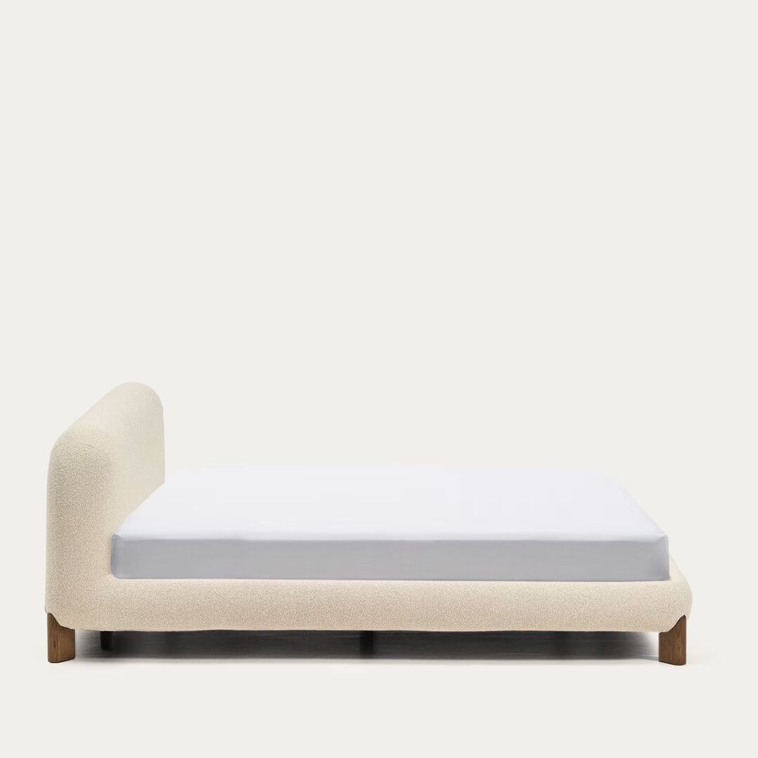 Kave_Home_Bett_Odina_Nussbaum_Beige_160_200_With_Matress_2