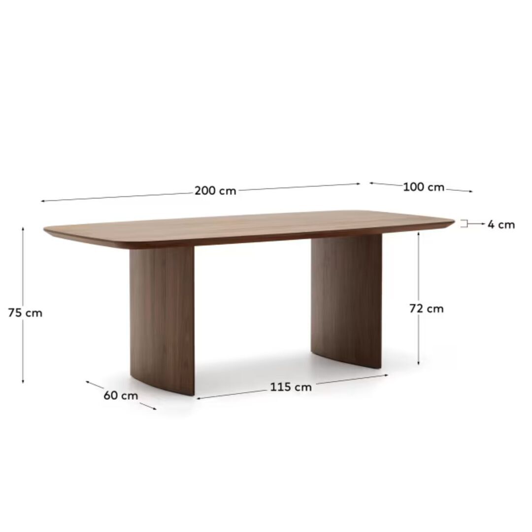 Kave_Home_Esstisch_Litto_200_Walnuss_Dimensions