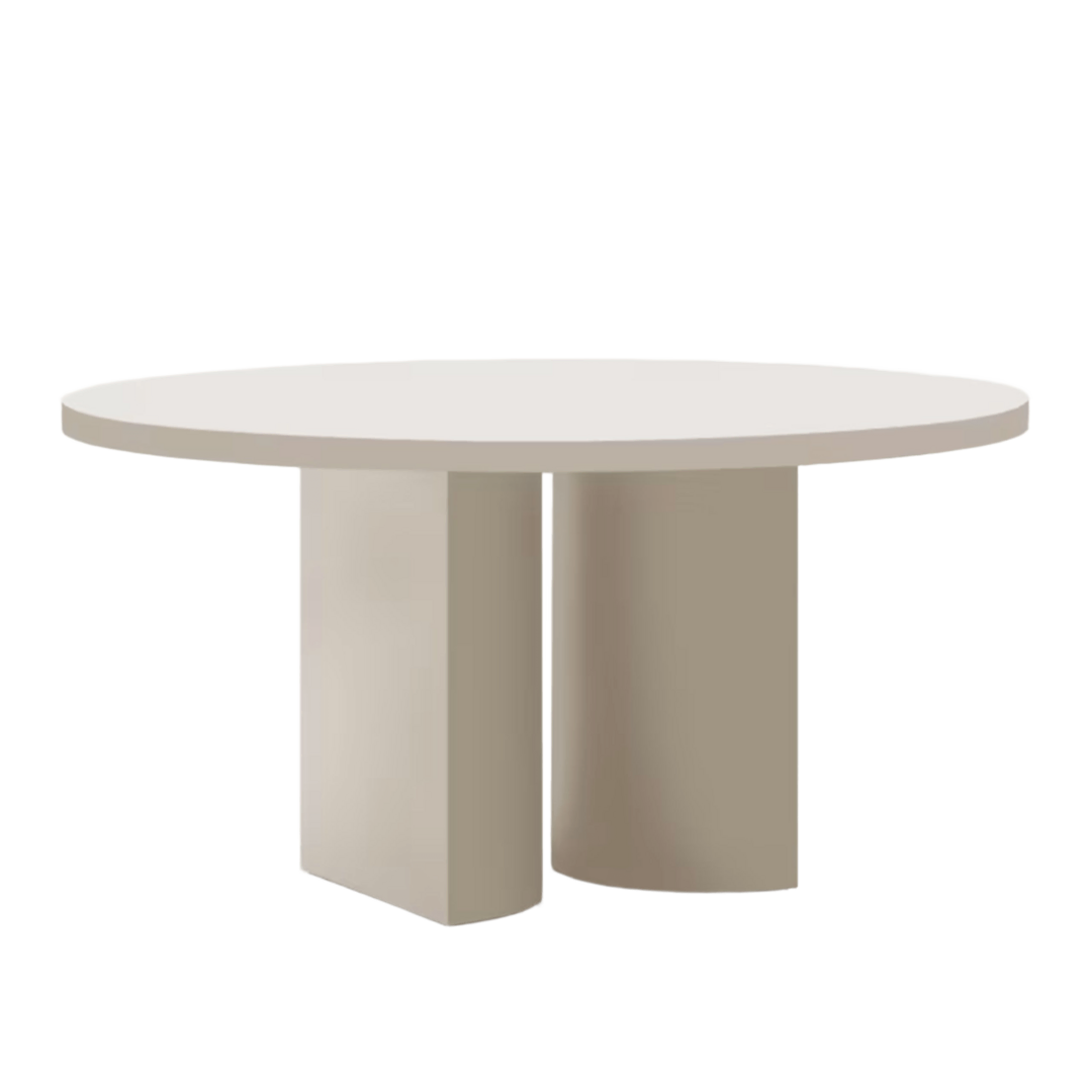 Kave Home Runder Tisch Nealy von Kave Home  Ecru