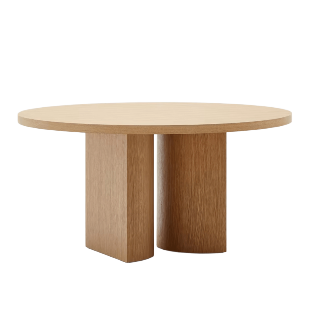 Kave Home Runder Tisch Nealy von Kave Home  Eiche