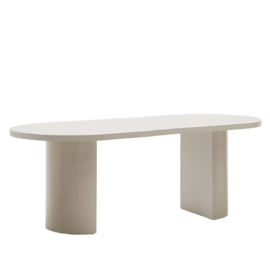 Kave Home Nealy Tisch von Kave Home B: 200 cm, Ecru