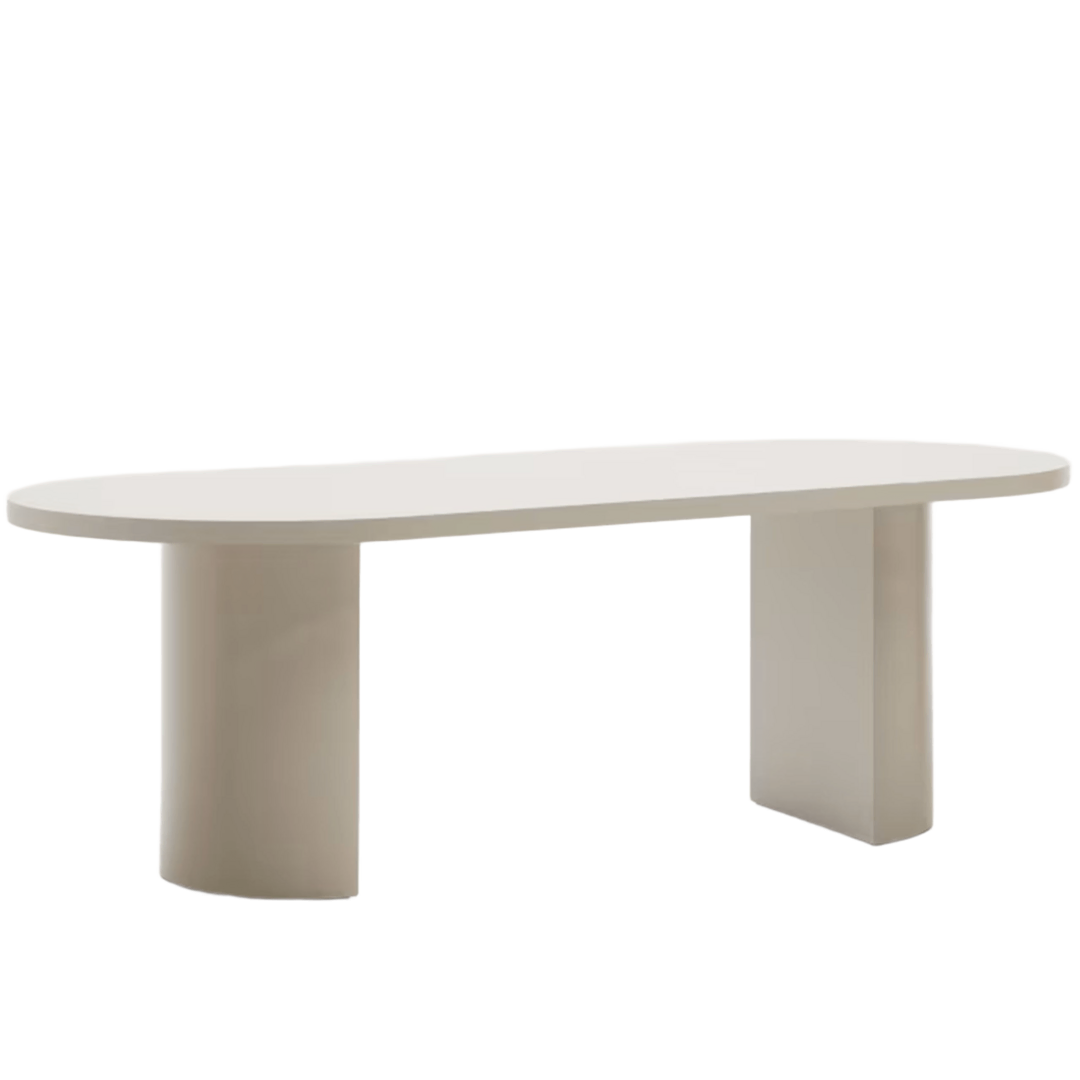 Kave Home Nealy Tisch von Kave Home B: 240 cm , Ecru