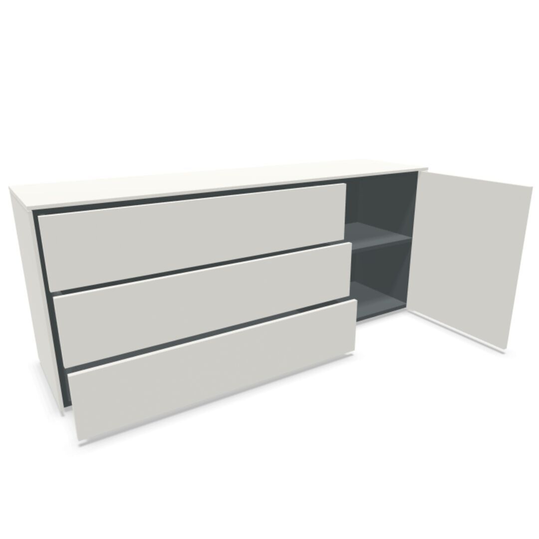 Müller Small Living Sideboard Kombination 1 Aventa von Müller Small Living Weiss