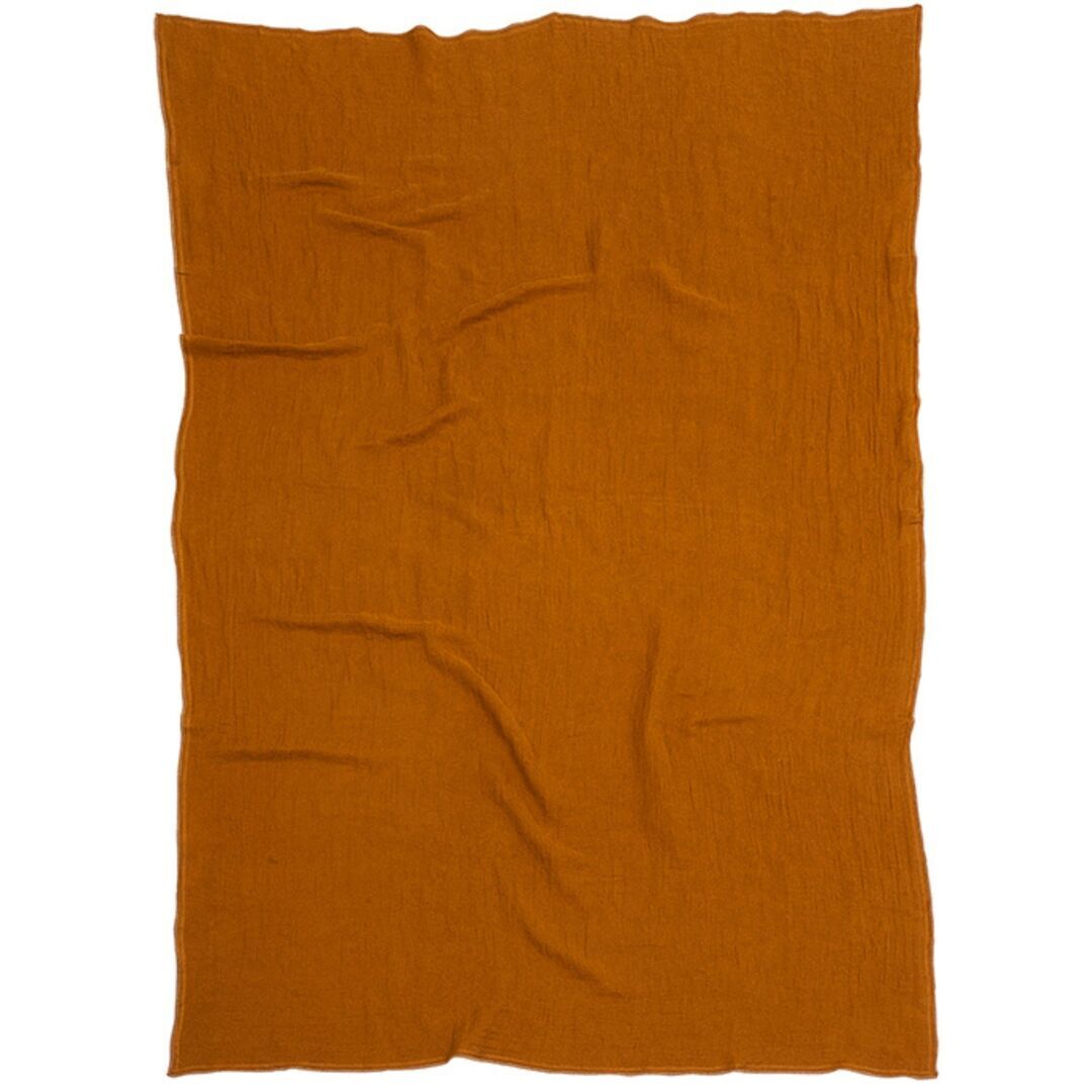 Brita Sweden Evy Blanket Ginger, B: 130 cm / L: 190 cm 