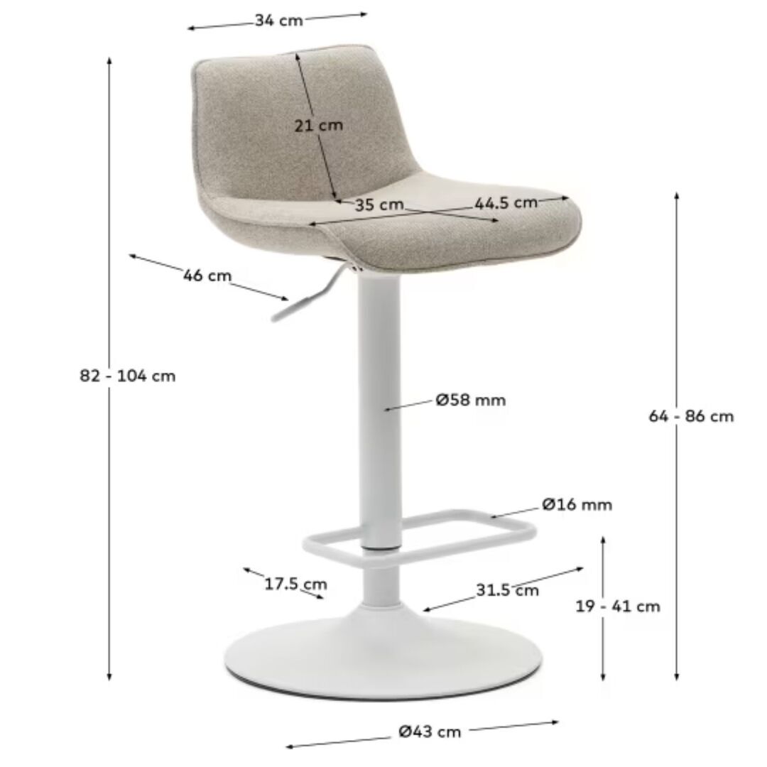 Kave_Home_Zenda_Hocker_Beige_Mattweiss_Dimensions