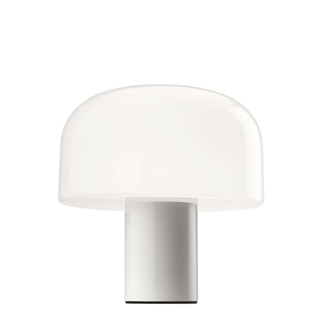 Flos Tischleuchte Bellhop Glass von Flos Weiss