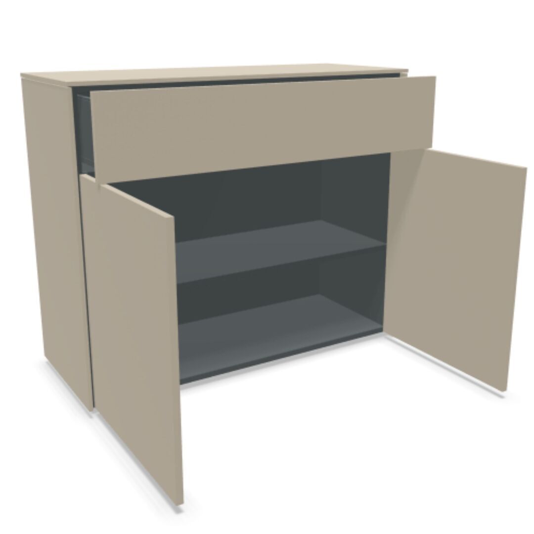 Müller Small Living Sideboard Kombination 3 Aventa von Müller Small Living Steingrau