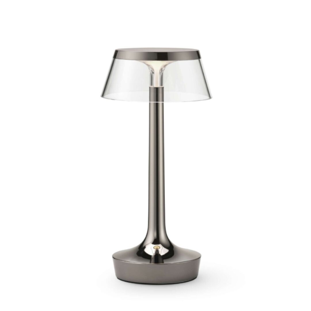 Flos Tischleuchte Bon Jour Unplugged von Flos  Schwarzes Chrom