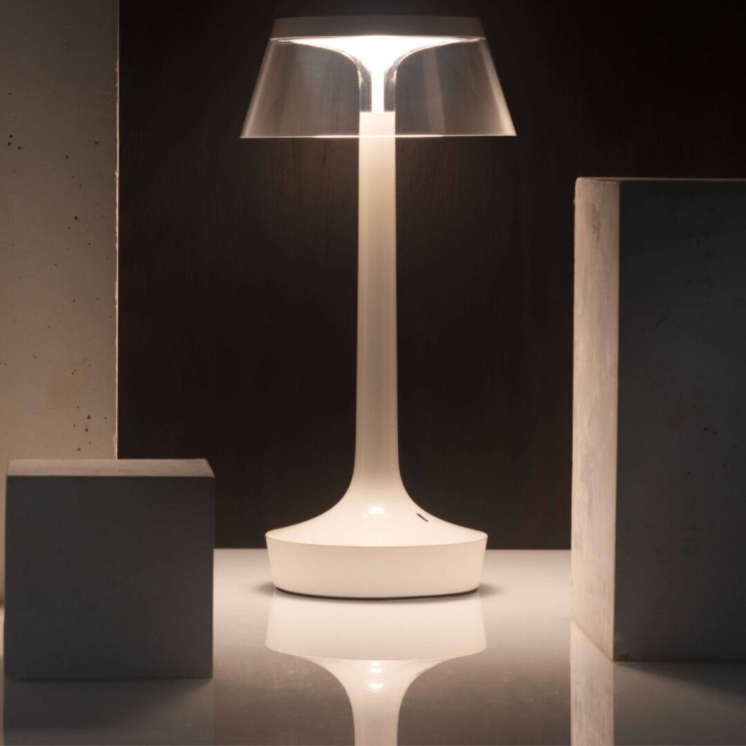 Flos Tischleuchte Bon Jour Unplugged von Flos  Fast weiss-1