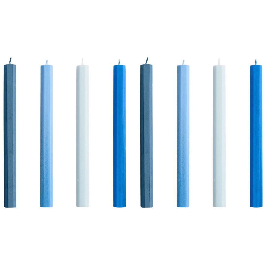 HAY Accessoires Kerze Hexagon im 4er Set von Hay Blues