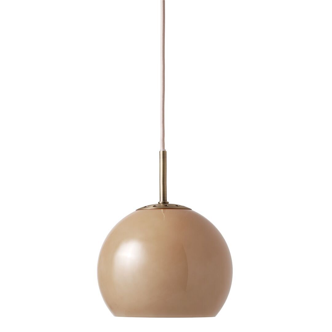 Frandsen Ball Glass Pendant Ø18 EU von Frandsen  Cappuccino