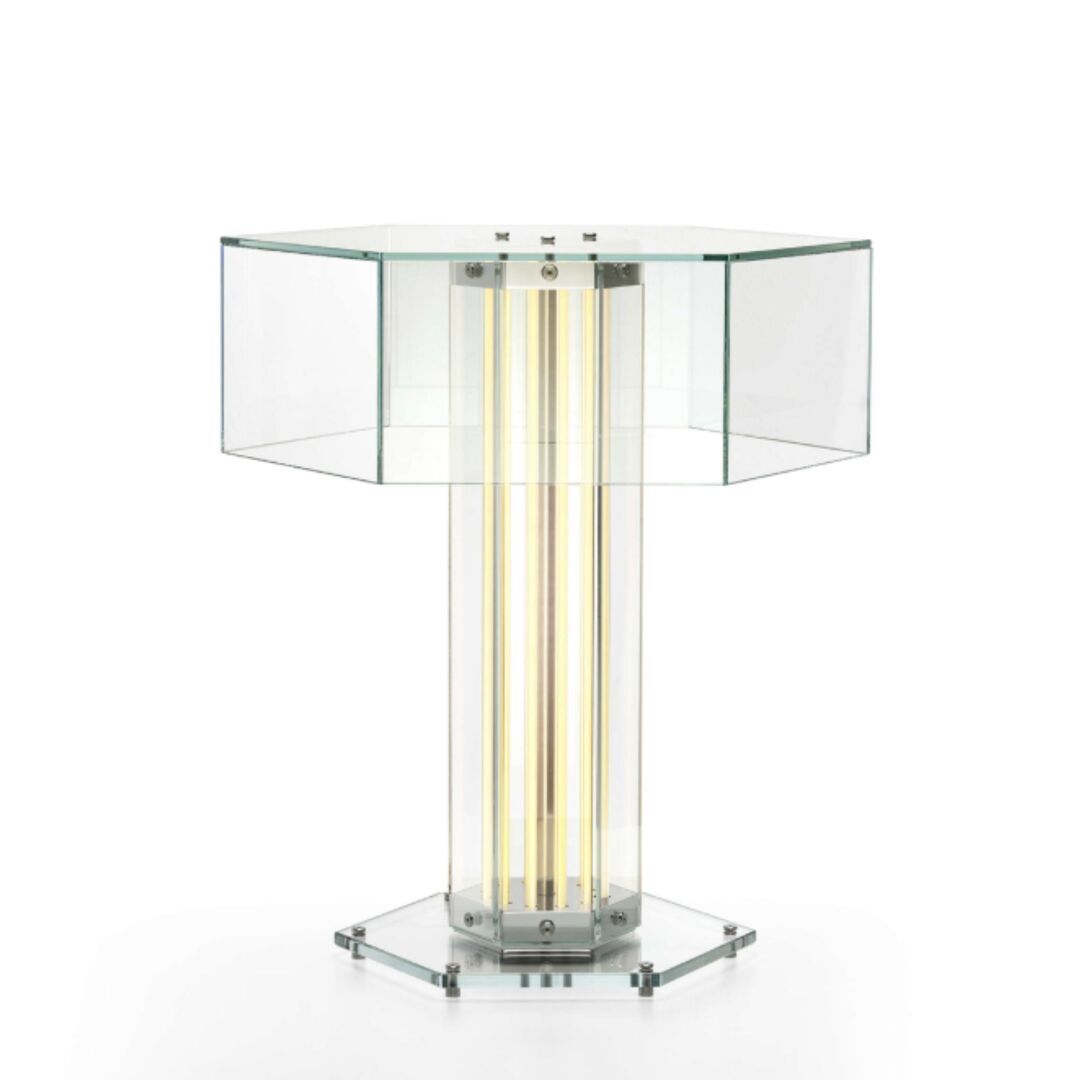 Flos Tischleuchte SuperWire T von Flos  Stahl