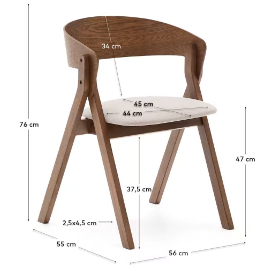 Kave_Home_Stuhl_Godia_Beige_Wenge_Finish_Dimension