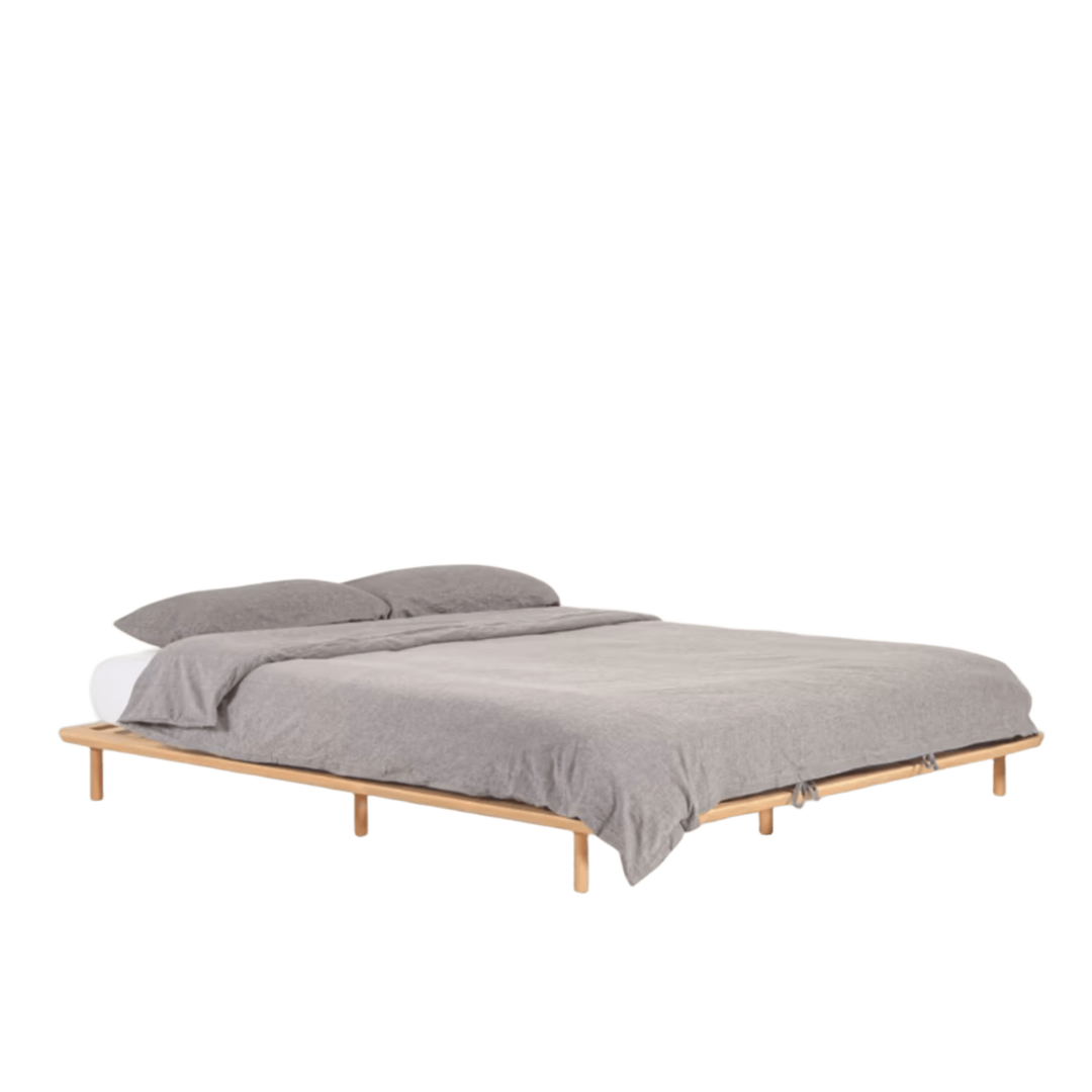 Kave Home Bett Anielle mit Matratze von Kave Home B: 177 cm / Matratze - B: 160 cm / T: 200 cm