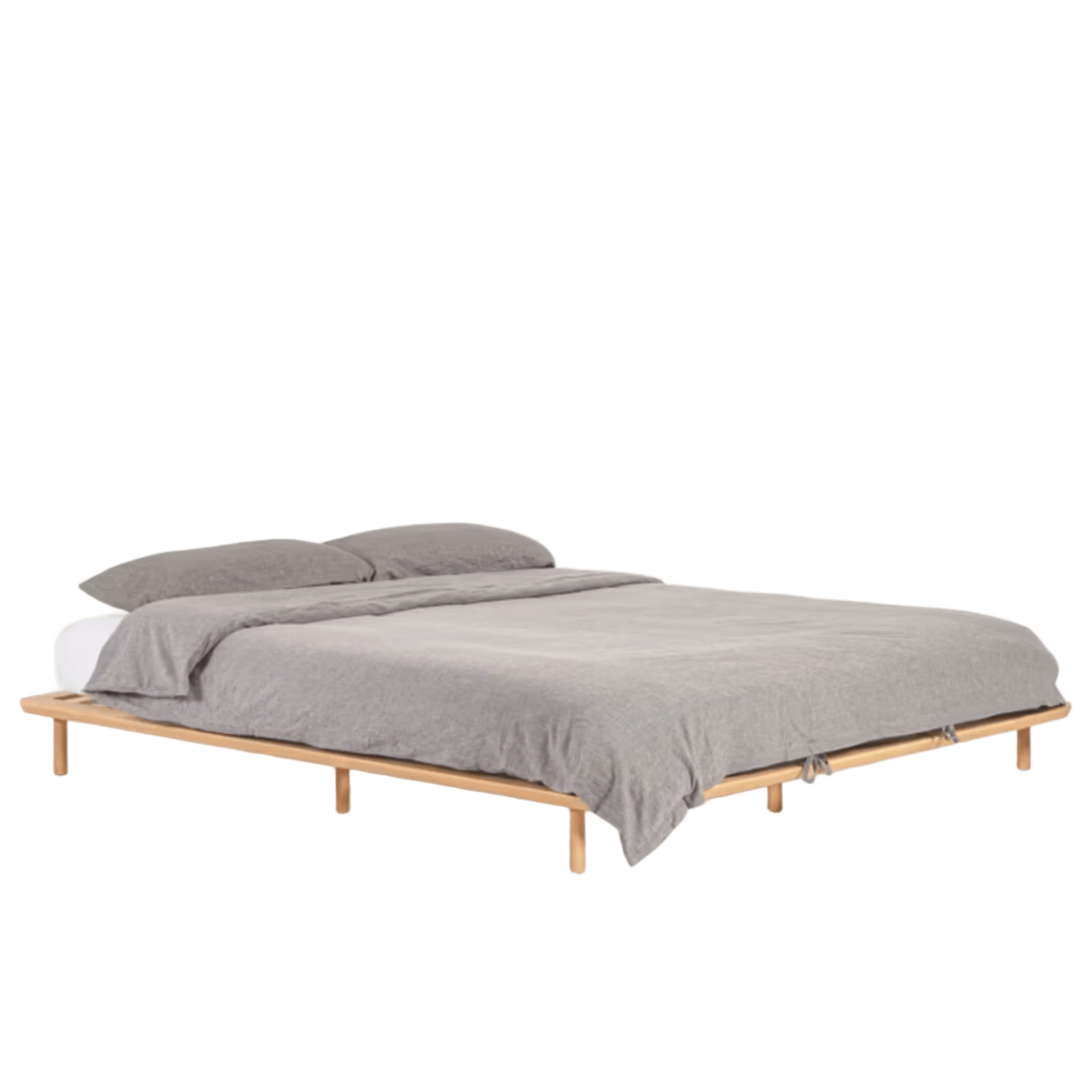 Kave Home Bett Anielle mit Matratze von Kave Home B: 197 cm / Matratze - B: 180 cm / T: 200 cm