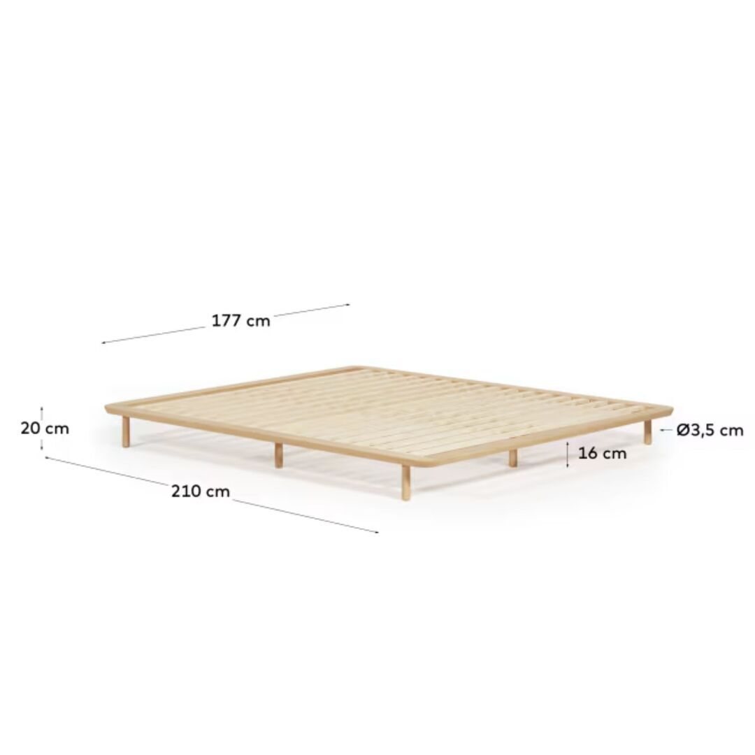 Kave_home_Bett_Anielle_mit_Matratze_177_160_200_Dimensions