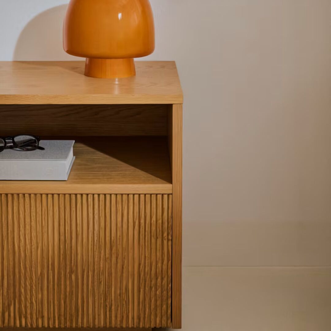 Kave Home Nachttisch Helvine 1 Schublade von Kave Home Eiche natur