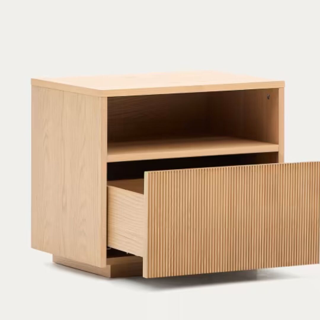 Kave Home Nachttisch Helvine 1 Schublade von Kave Home Eiche natur