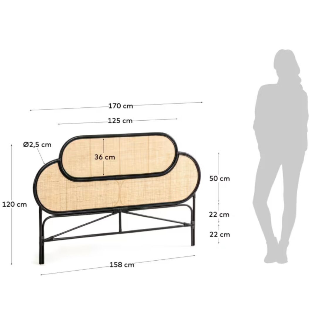Kave_Home_Bettkopfteil_Lalita_Natur_Schwarz_Dimesnions