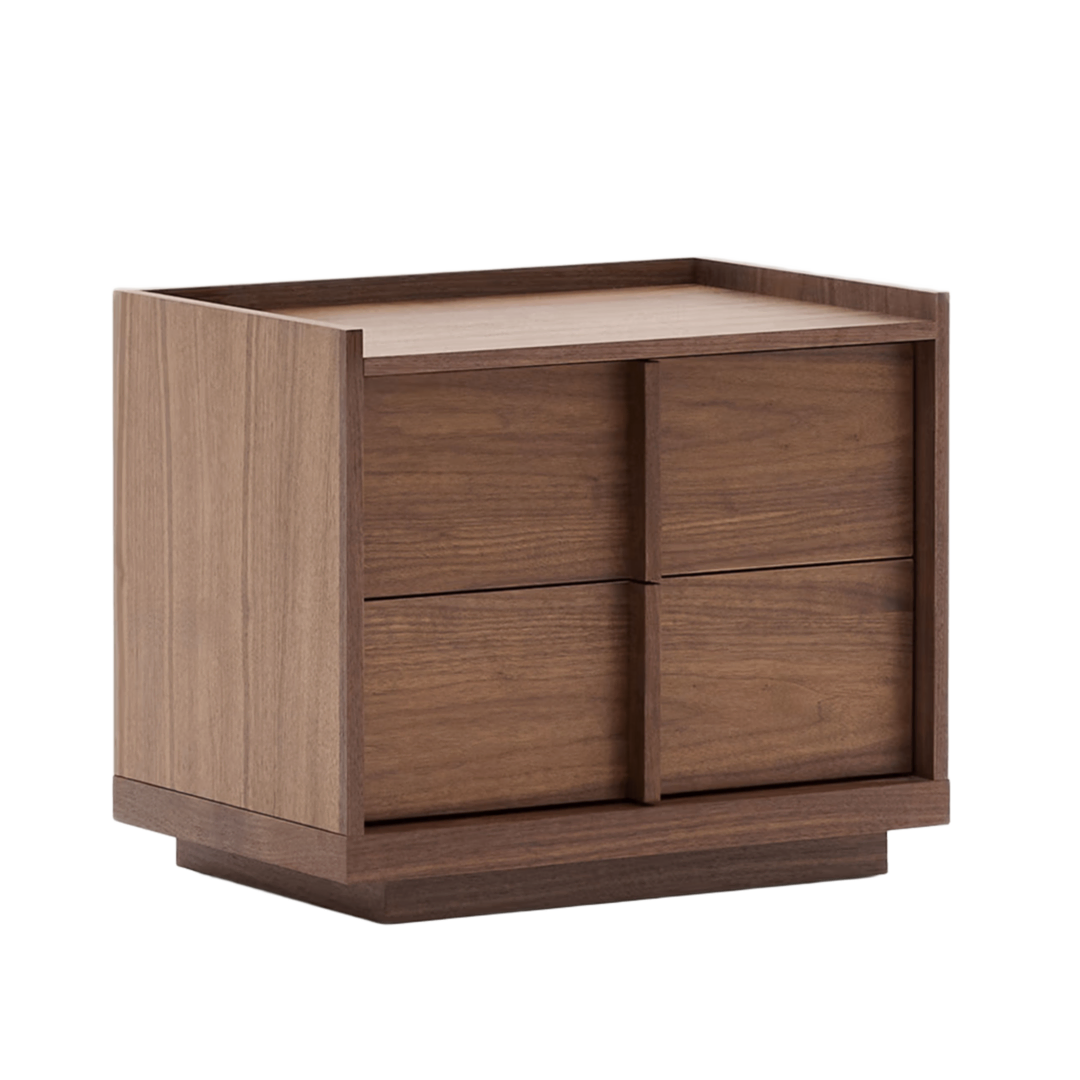 Kave Home Nachttisch Onix 2 Schubladen von Kave Home Walnuss