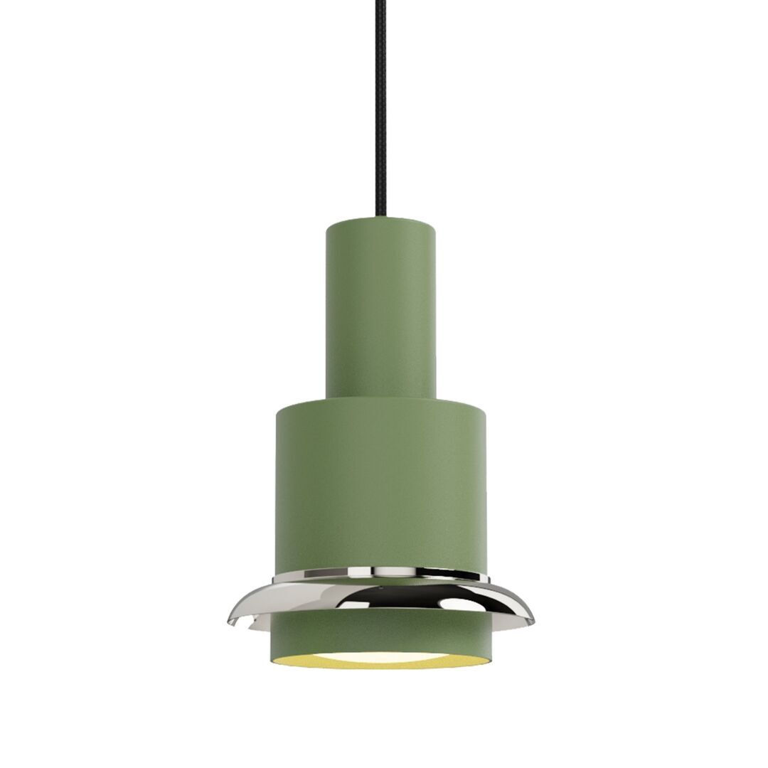 DCWéditions CHAUMONT PENDANT von DCW Grün-Nickel, Ø: 19 cm 