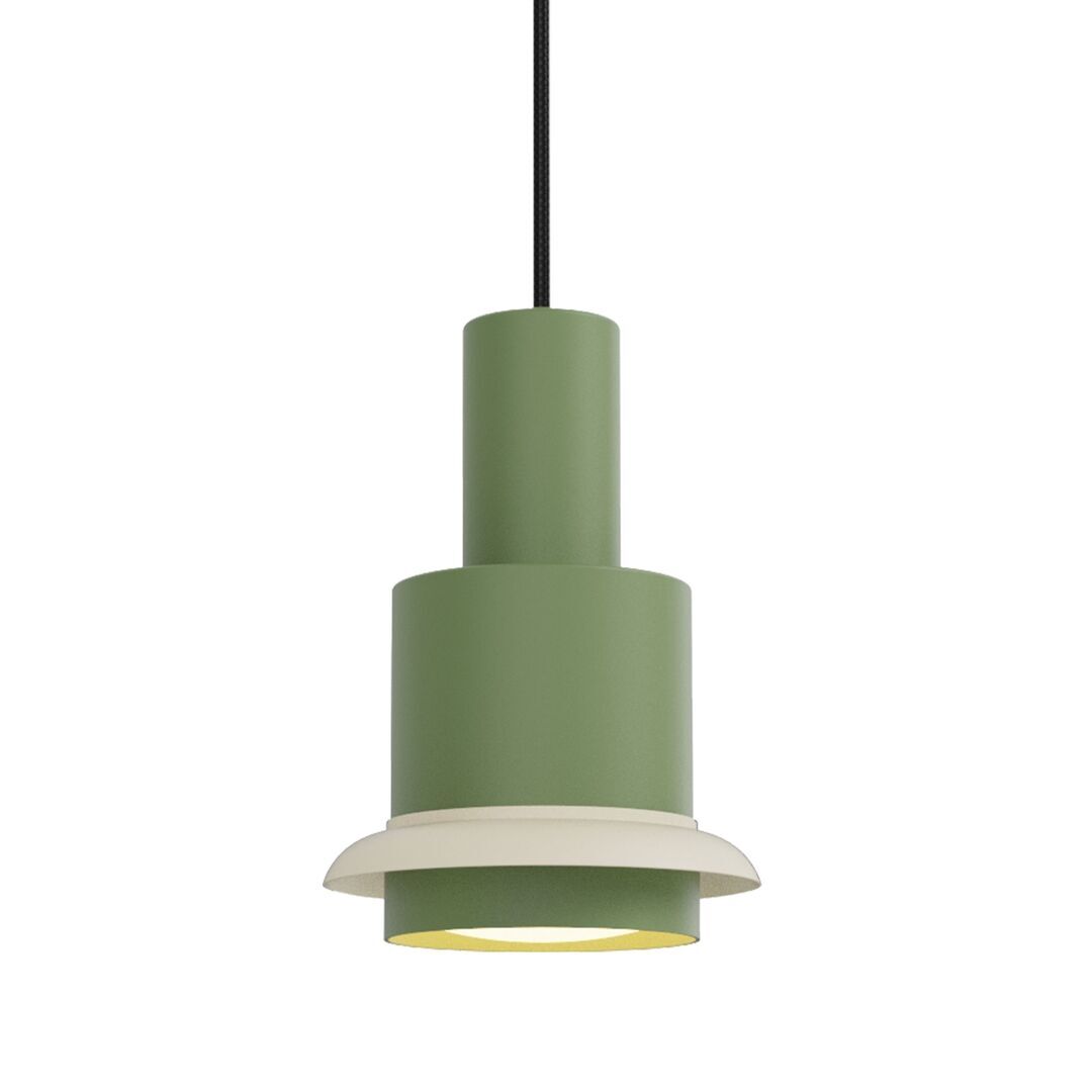 DCWéditions CHAUMONT PENDANT von DCW Grün-Weiss, Ø: 19 cm 