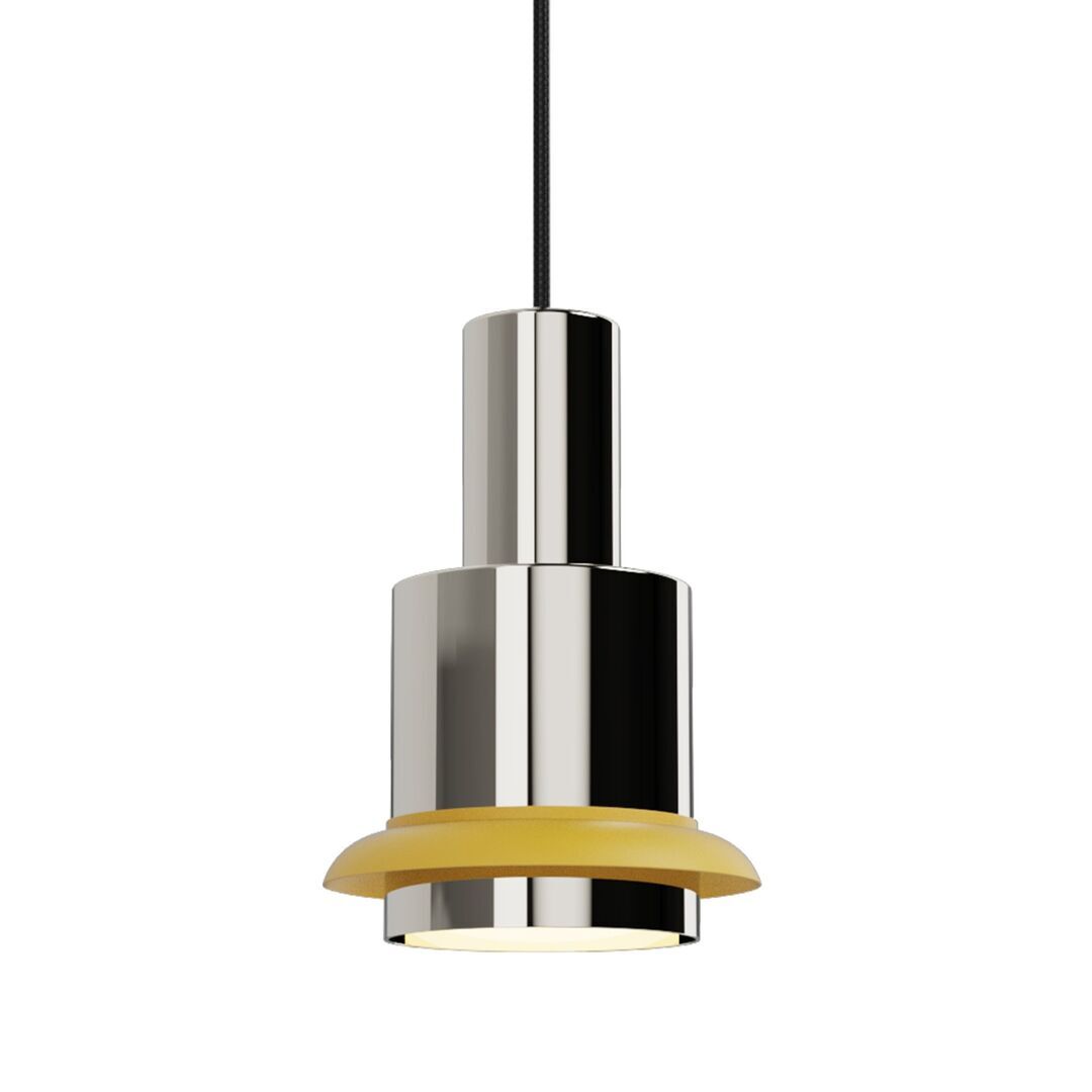 DCWéditions CHAUMONT PENDANT von DCW Nickel-Gelb, Ø: 19 cm 