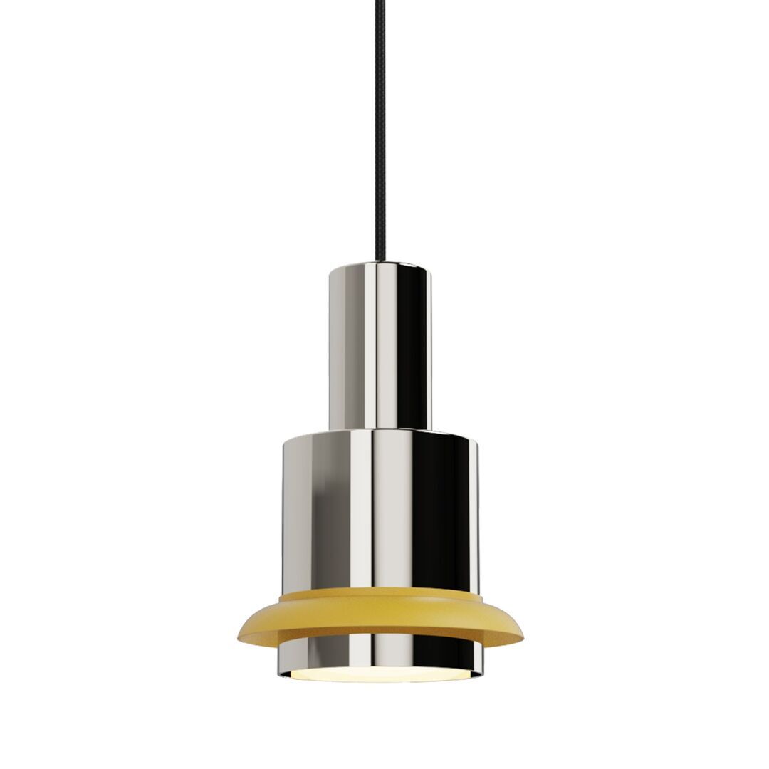DCWéditions CHAUMONT PENDANT von DCW Nickel-Gelb, Ø: 15 cm 