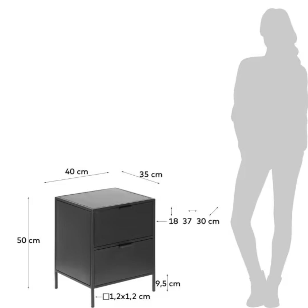 Kave_Home_Nachttisch_Shantay_Schwarz_Dimesnions
