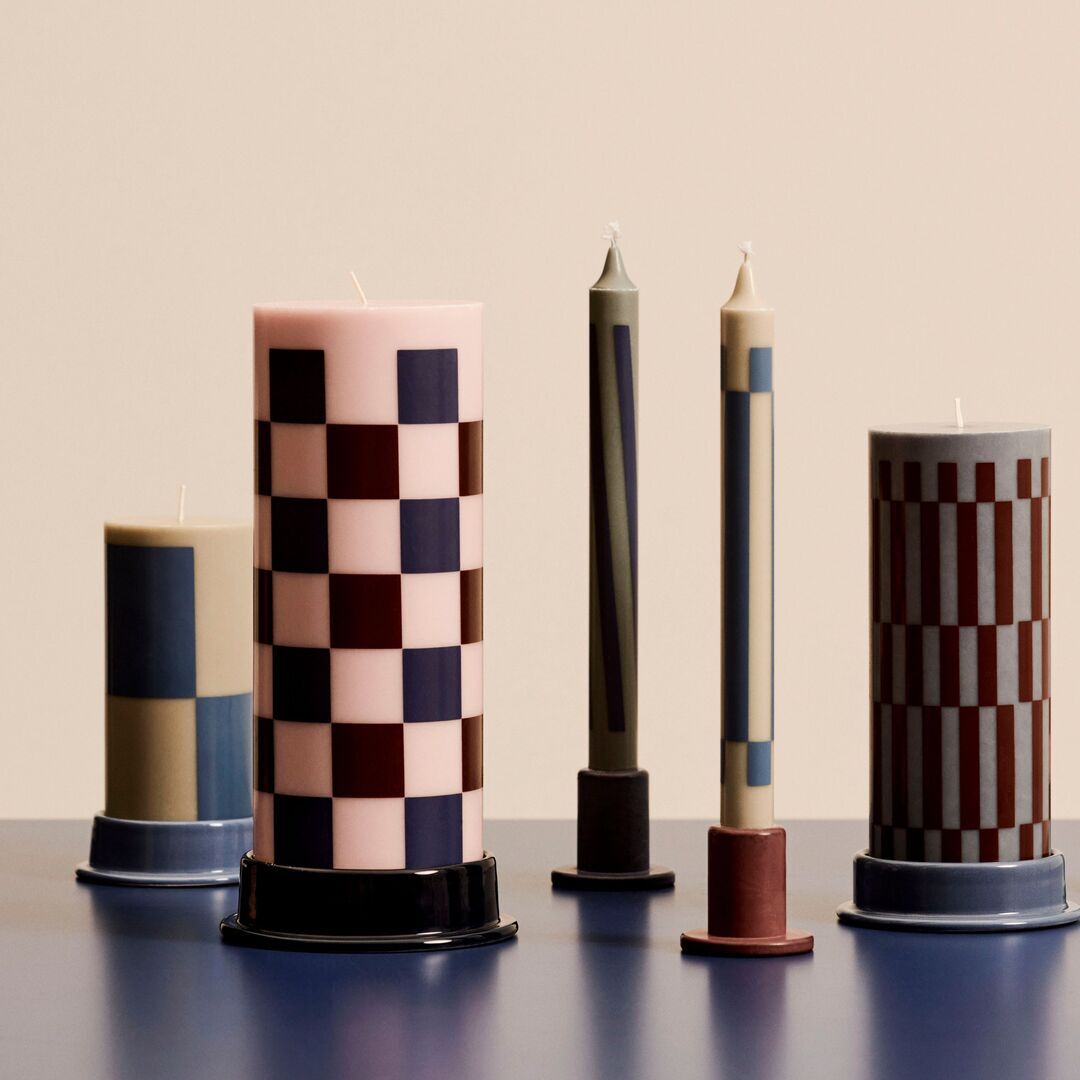 Minimalistischer Kerzenhalter Column von Hay