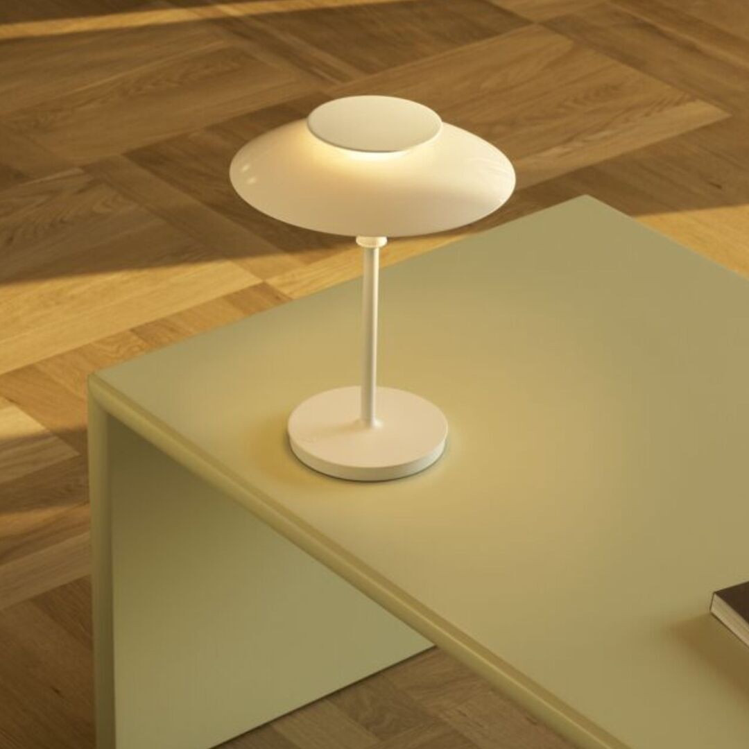 Louis Poulsen Tragbare Lampe PH 80  von Louis Poulsen Acryl Opal Weiss / Weiss-1