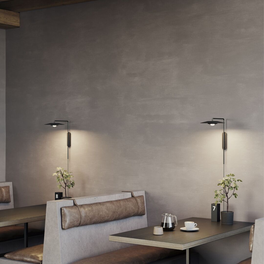 Luceplan Wandleuchte Koinè von Luceplan  Schwarz-3