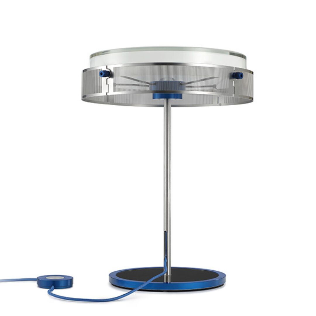Lumina Tischleuchte Anima von Lumina Eloxiertes Blau, 2700 K