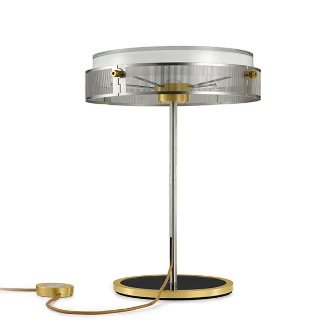 Lumina Tischleuchte Anima von Lumina Eloxiertes Messing, 3000 K