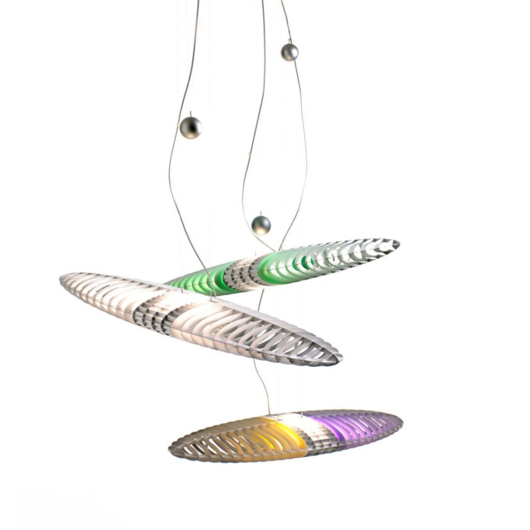 Luceplan Pendelleuchte Titania von Luceplan  Aluminium