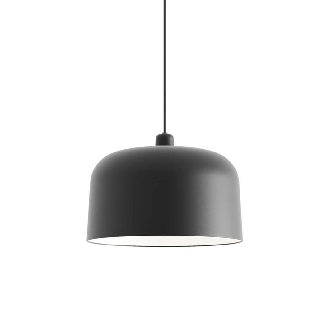 Luceplan Pendelleuchte Zile von Luceplan  Schwarz, Ø: 40 cm 