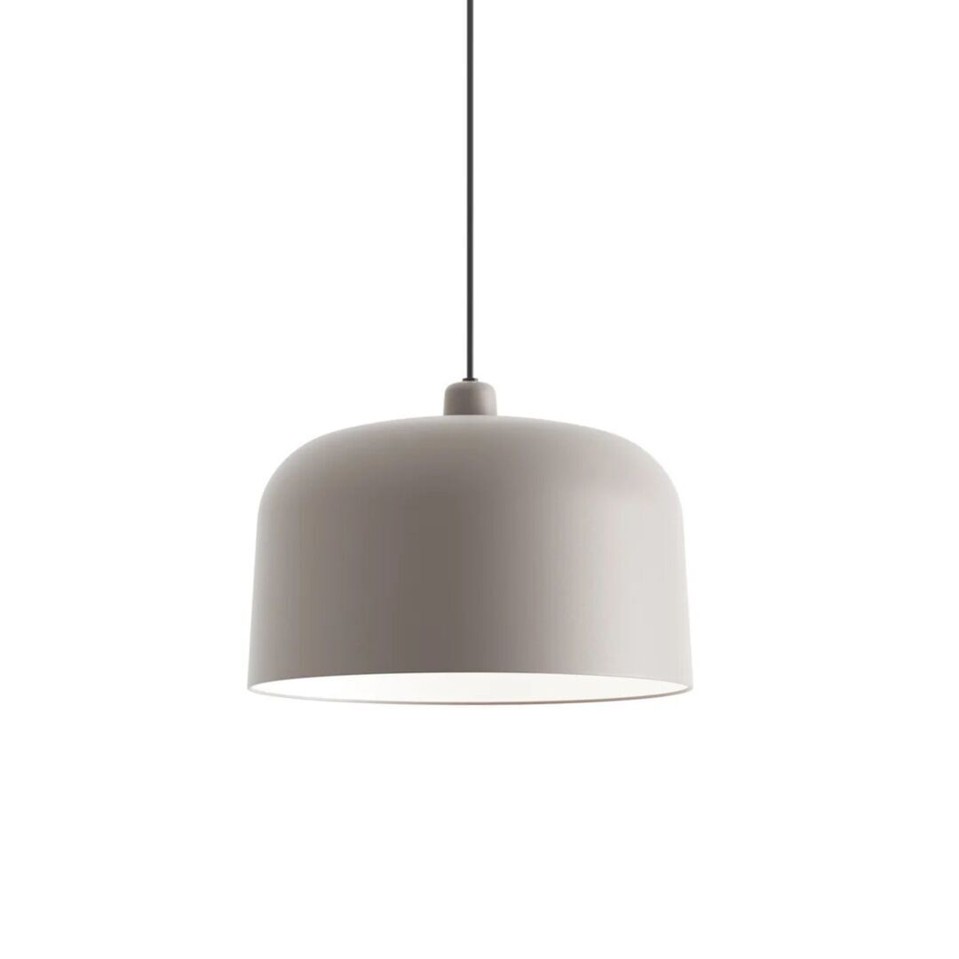 Luceplan Pendelleuchte Zile von Luceplan  Taubengrau, Ø: 40 cm 