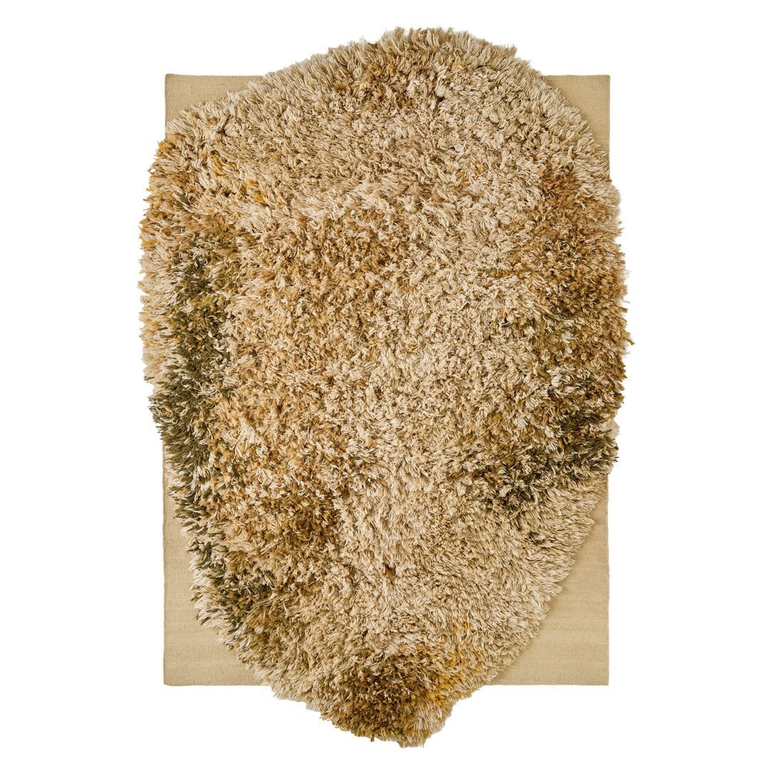 nanimarquina ALGA Teppich von Nanimarquina B: 263 cm / L: 394 cm, Ocker