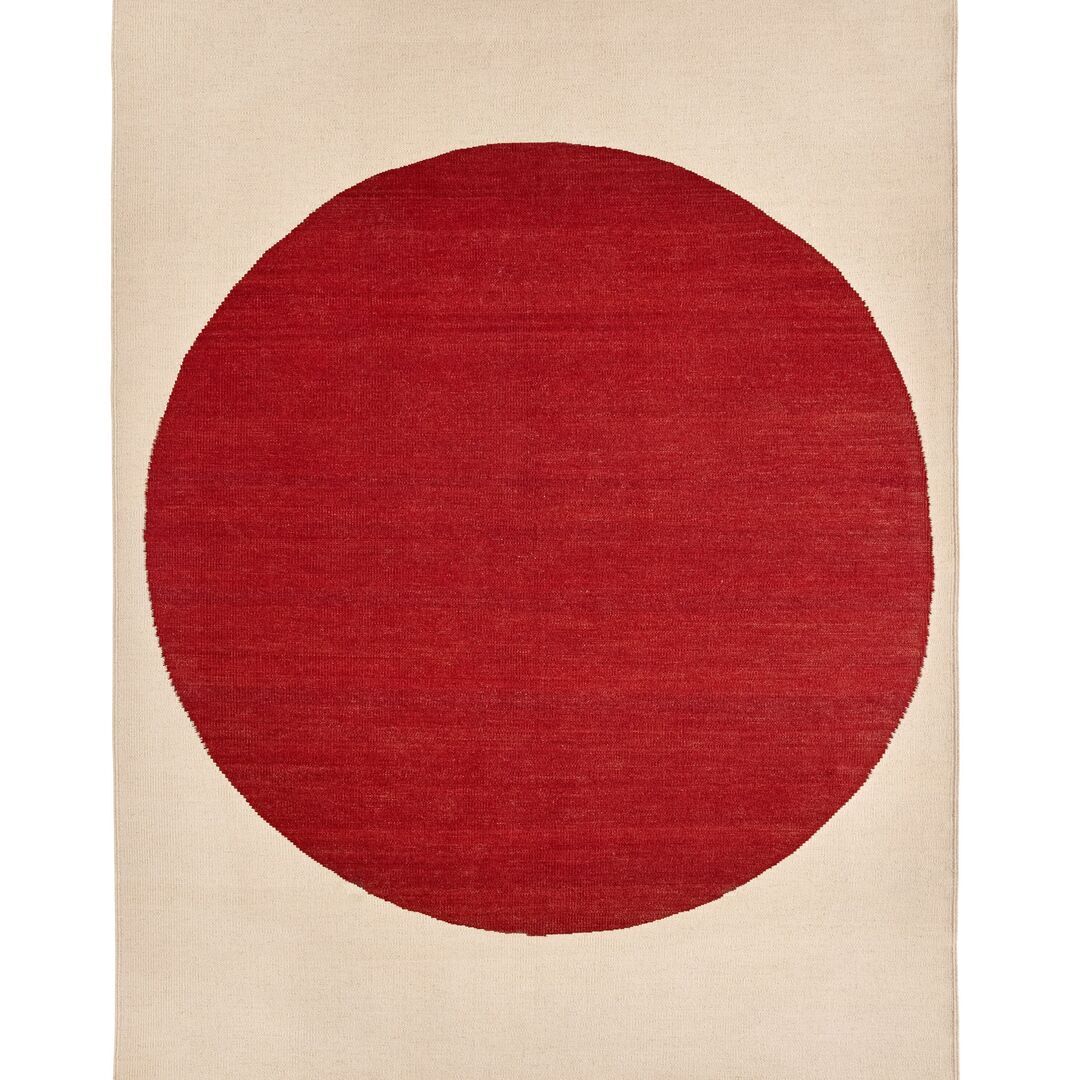 nanimarquina Teppich Topo von Nanimarquina B: 300 cm / L: 400 cm , Red