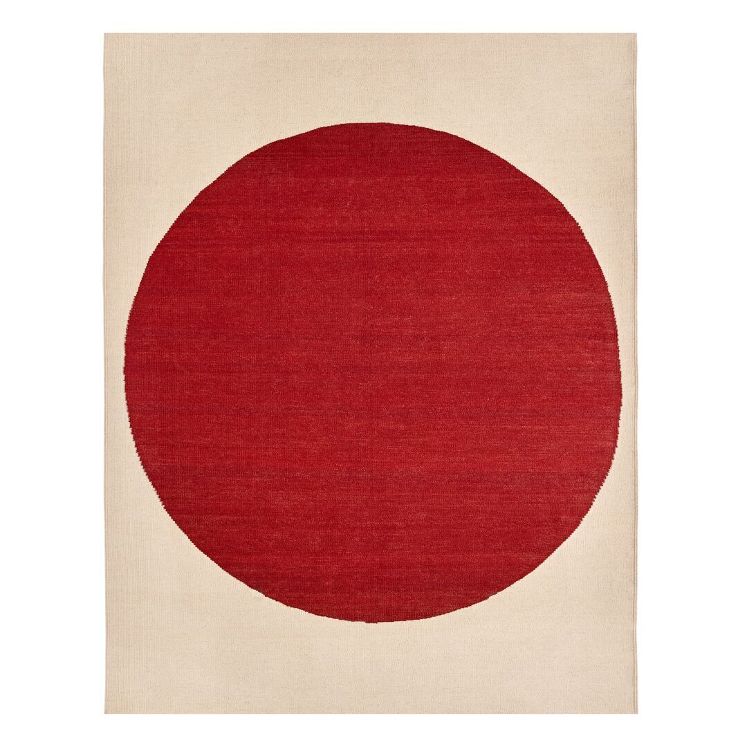 nanimarquina Teppich Topo von Nanimarquina B: 250 cm / L: 350 cm , Red