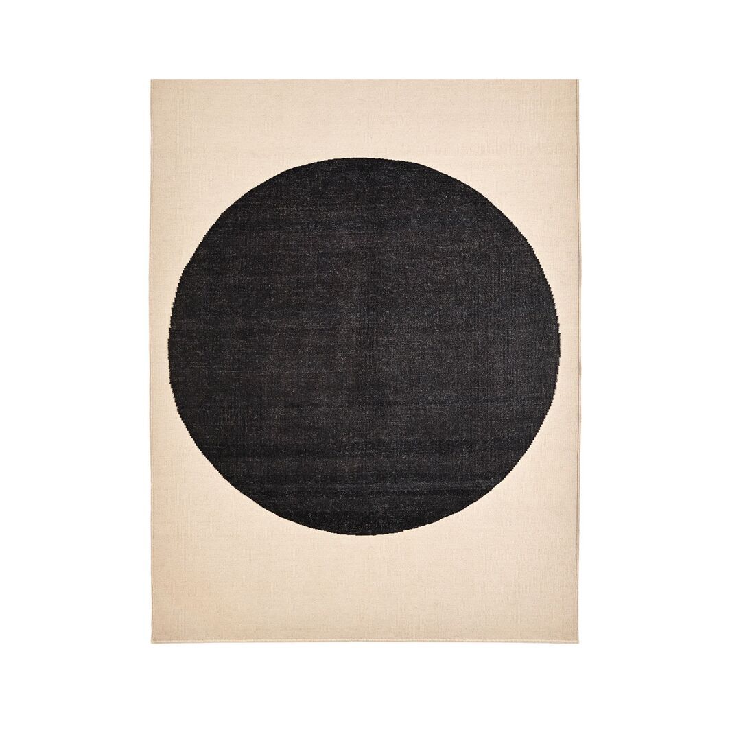 nanimarquina Teppich Topo von Nanimarquina B: 170 cm / L: 240 cm , Black 