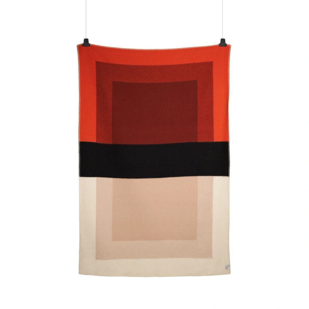 Røros Tweed Lammwolldecke Bento 135 x 200 cm von Røros Tweed Rosehip