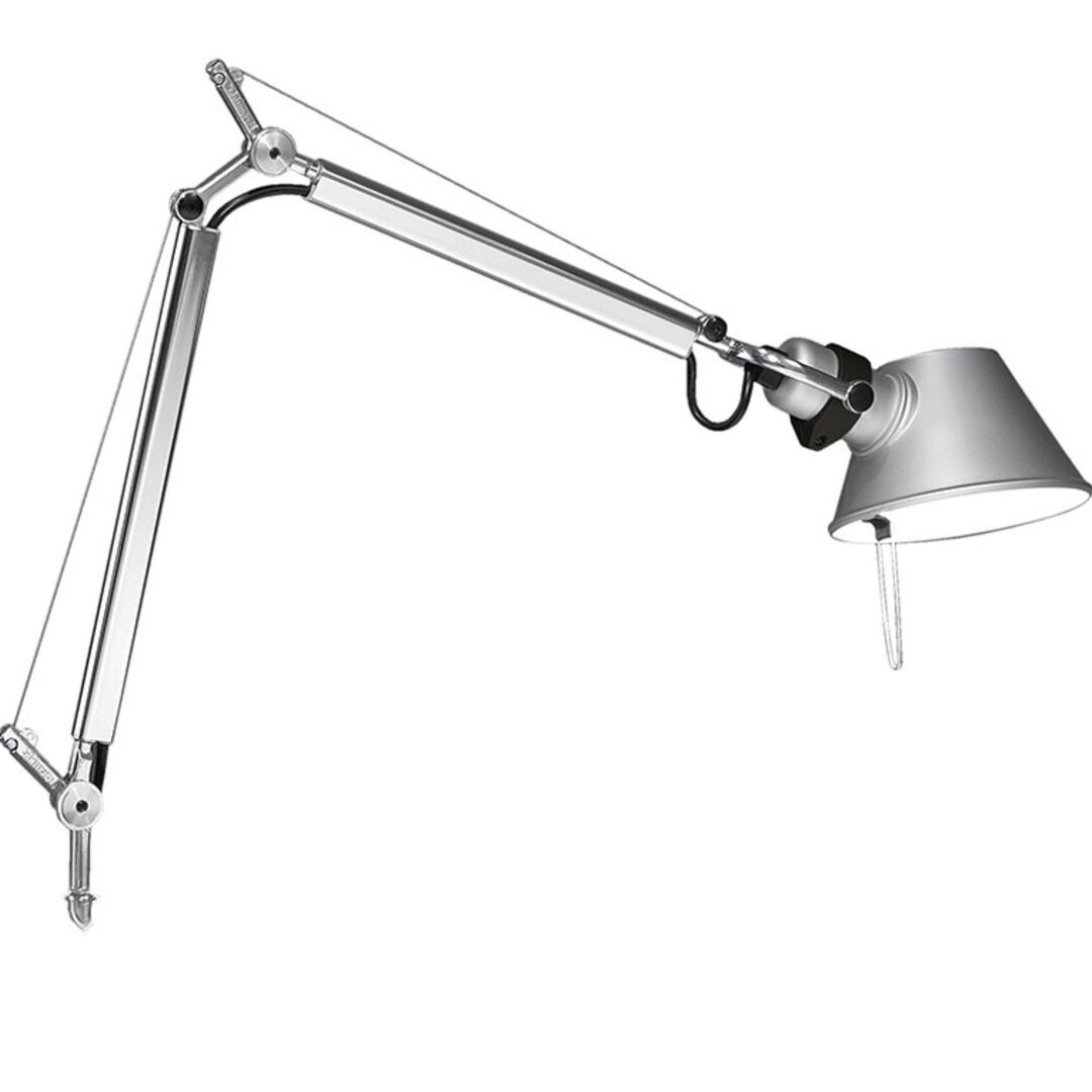 Artemide Tolomeo Micro mit Fuss von Artemide Aluminium