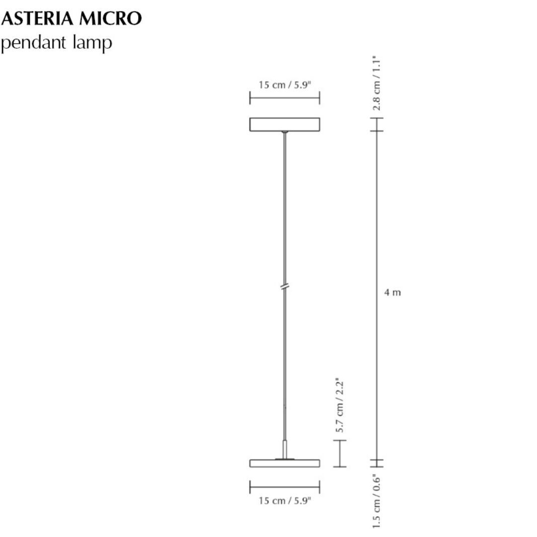 Umage Pendelleuchte Asteria Micro Monochrome von Umage 